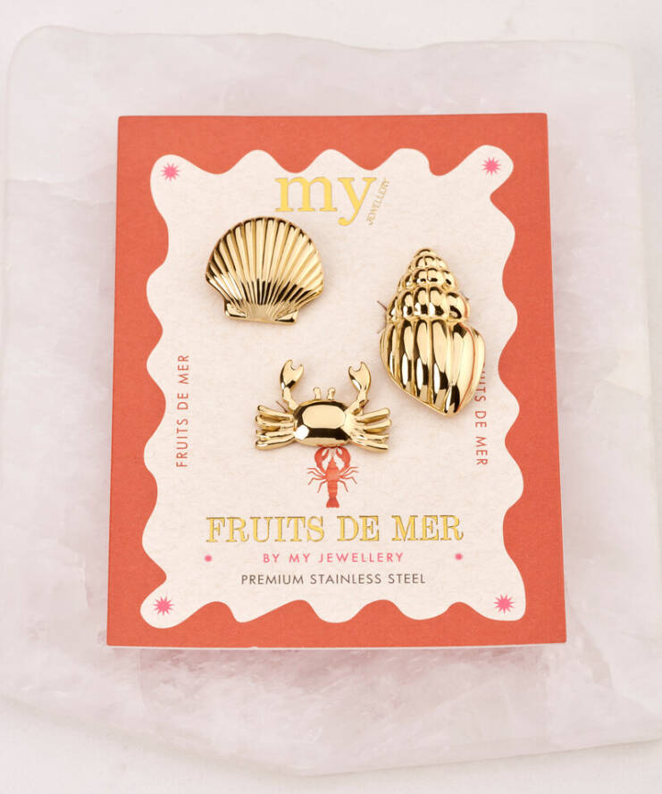 Broche Fruits De Mer set