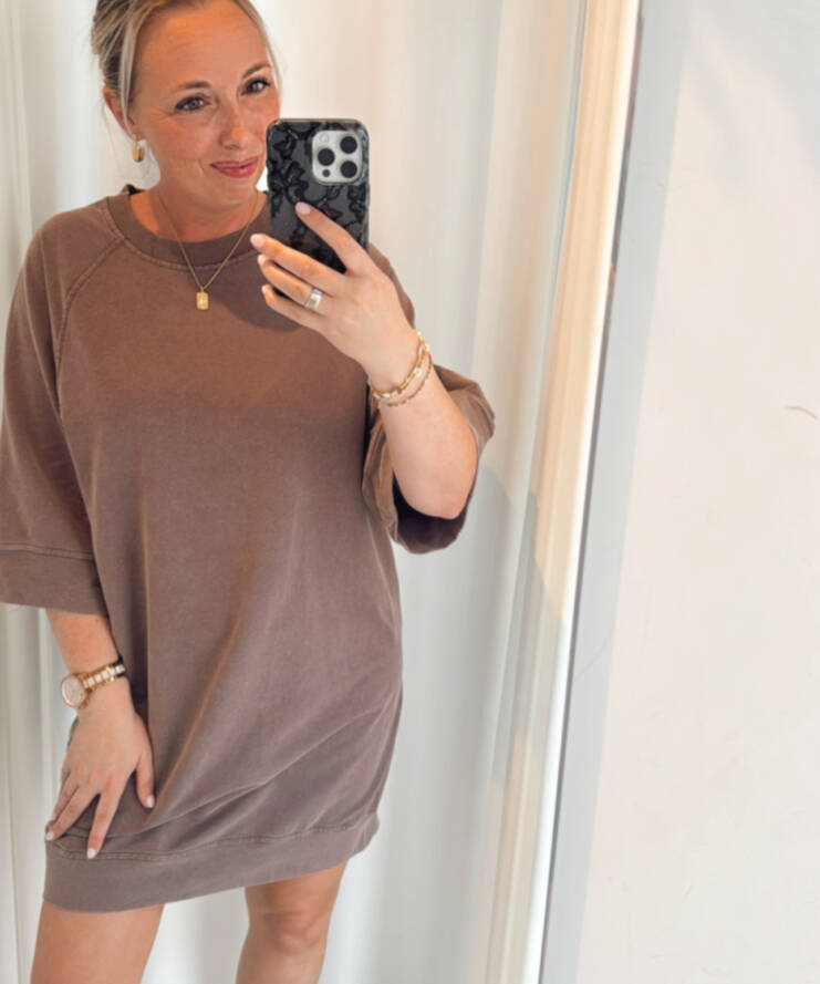 Sweaterdress Milou Bruin