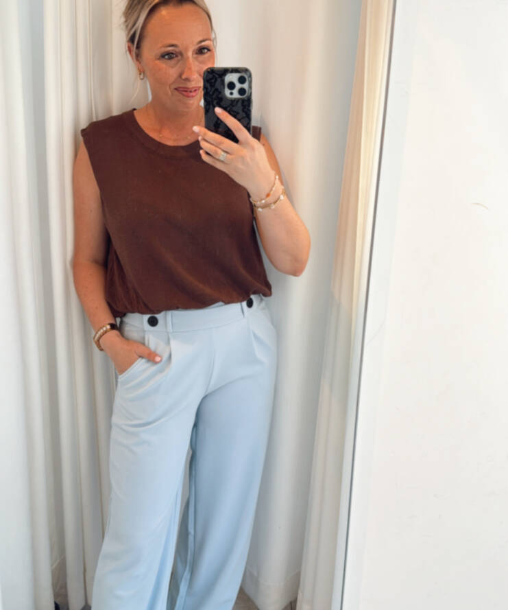 Broek Geggo Lichtblauw Lengte 30