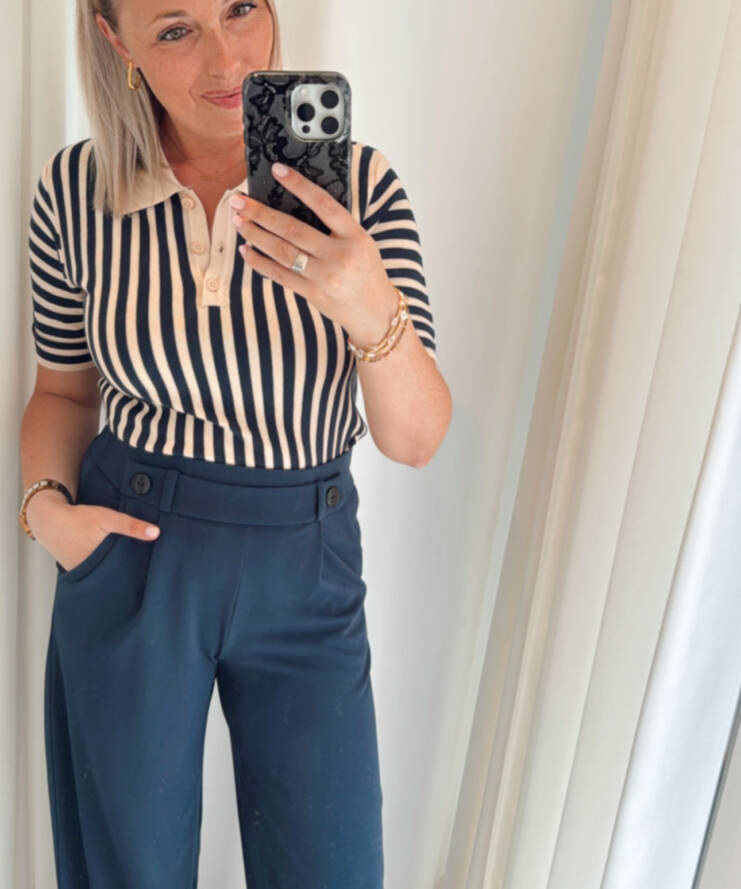 Broek Geggo Navy Lengte 30