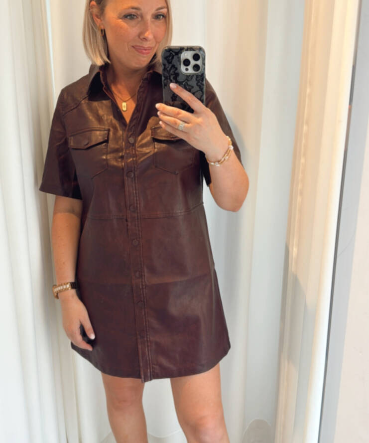 Jurk Mannon Burgundy