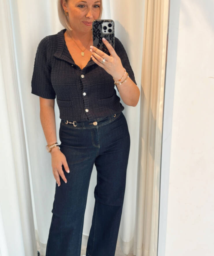 Jeans Madison Buckle Gold