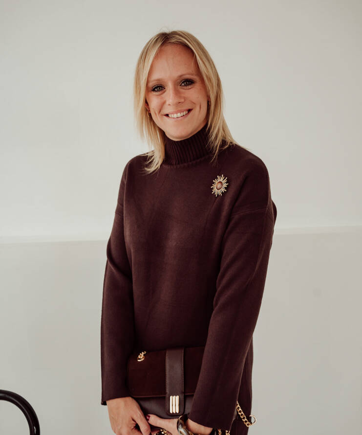 Jurk Prune Lange Mouw Choco