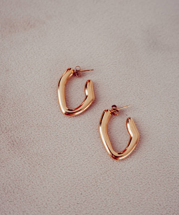 Oorringen Hoops Geometric