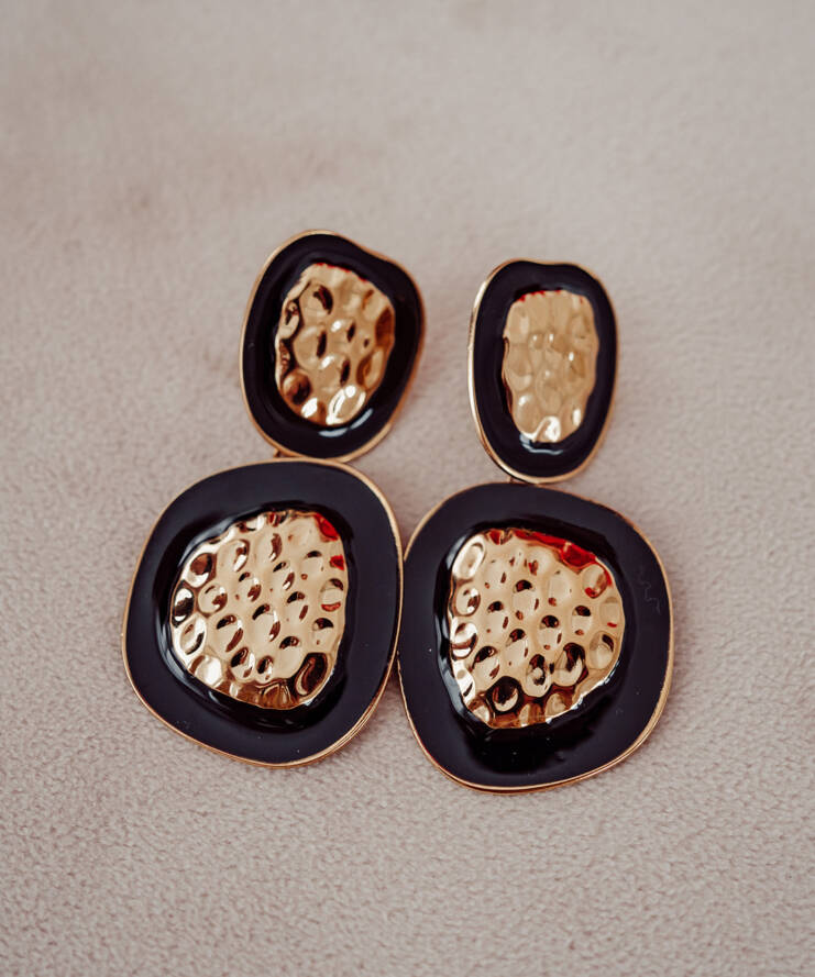 Oorringen Fall Zwart