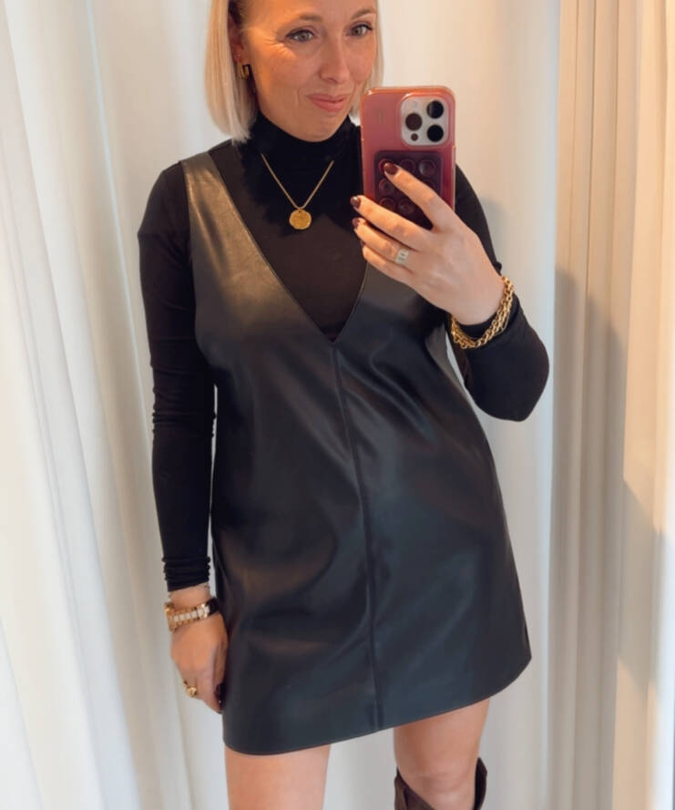 Jurk Heidi Faux Leather