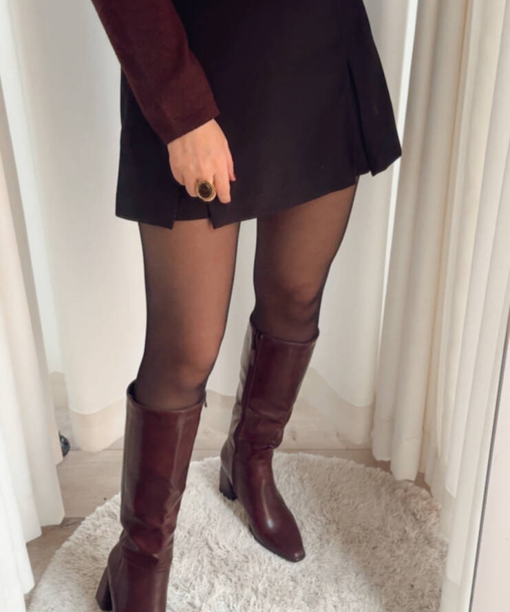 Boots Liesière Bordeaux