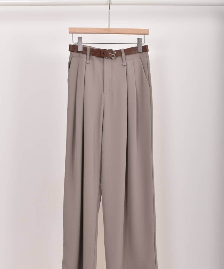 Pantalon Belt Grijs