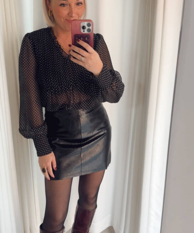 Miniskirt Cosmo Zwart