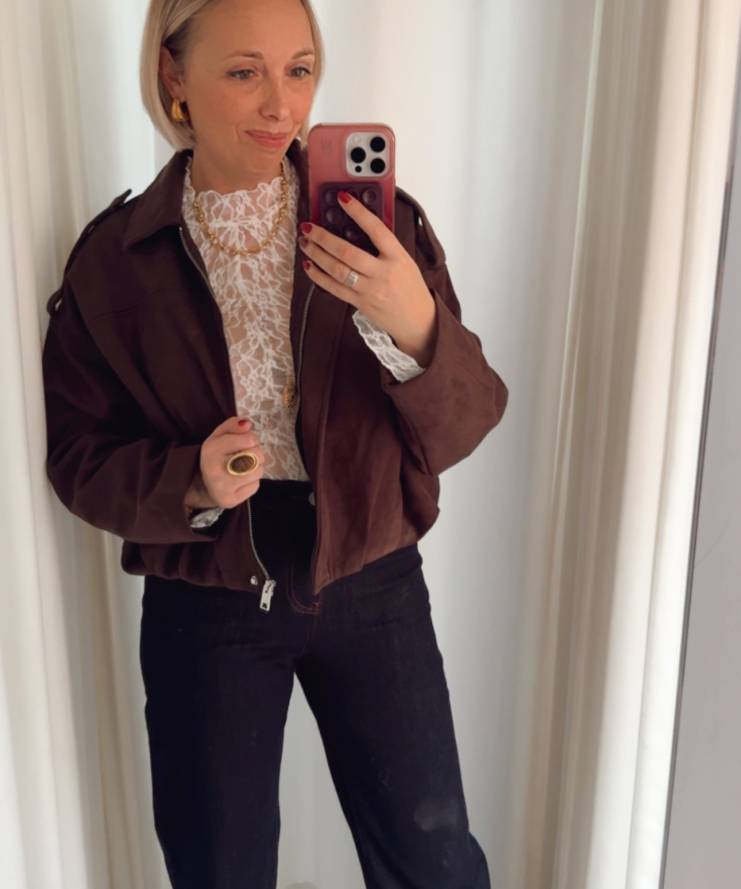 Jacket Suède Chocolate