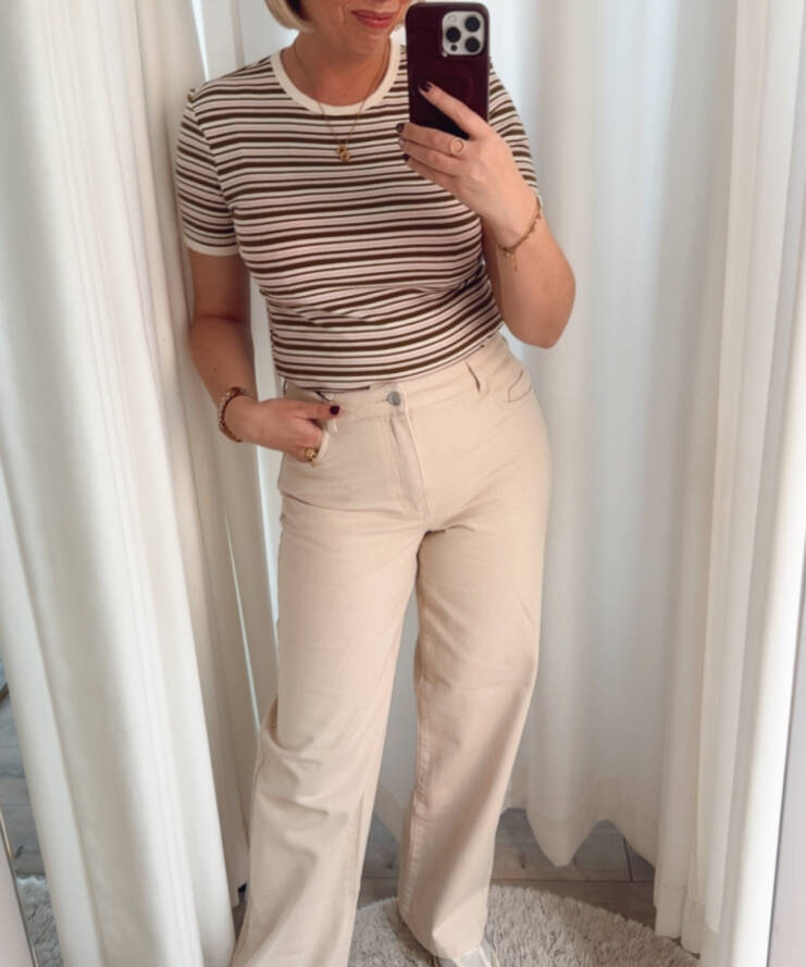 Top Lada Green Stripes