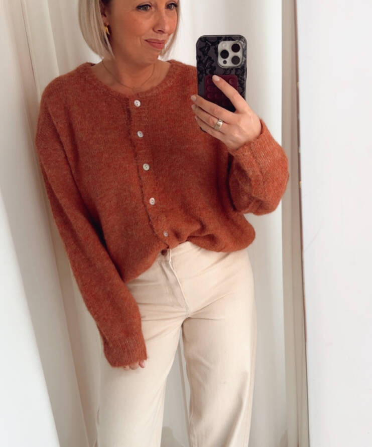 Gilet Adèle Caramel