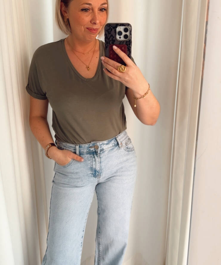 T-shirt Sissy Chinois Green