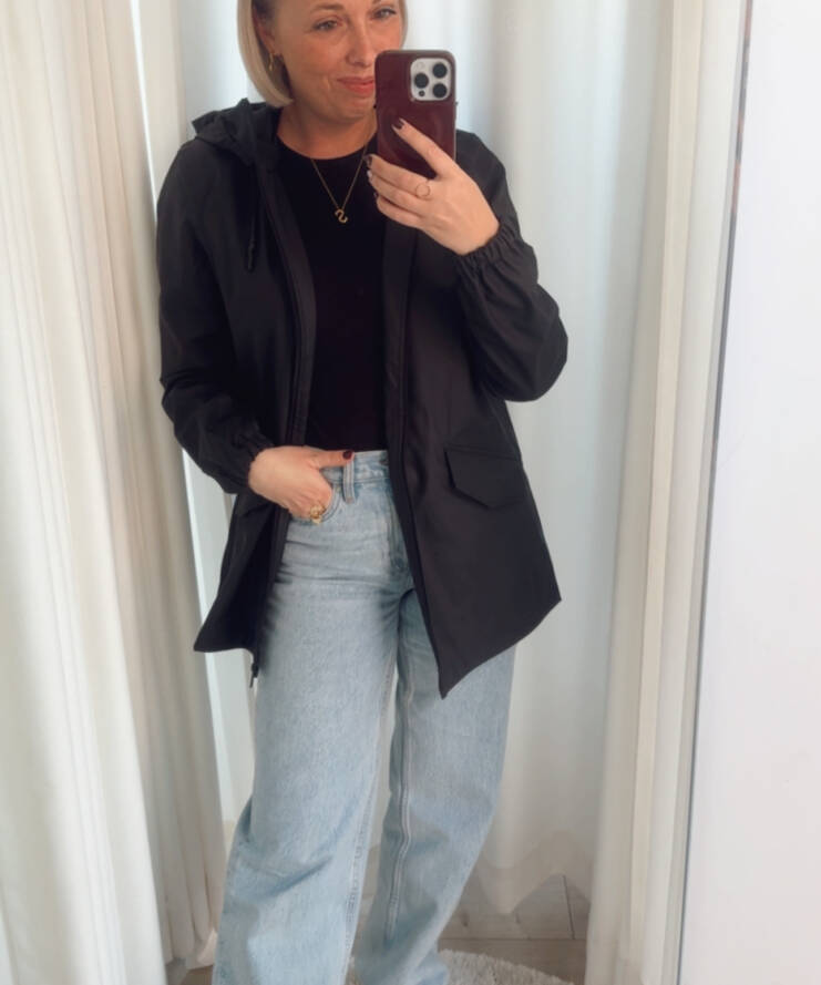 Regenjas Mulan Zwart