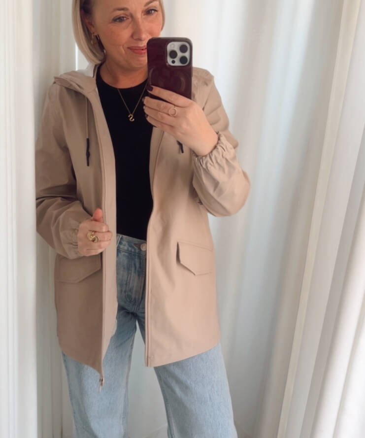 Regenjas Mulan Beige