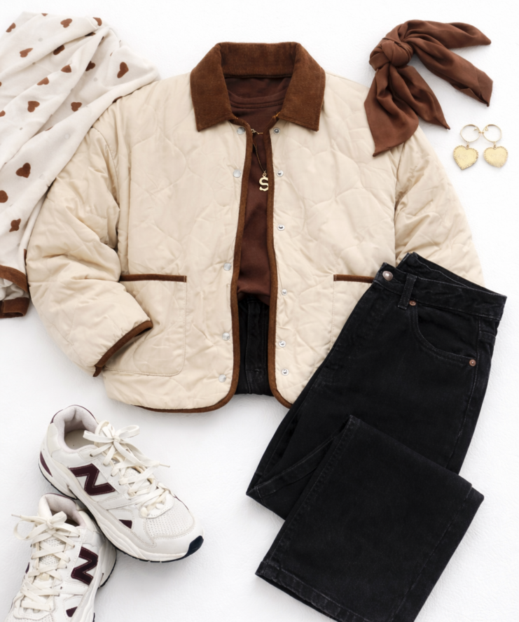 Jacket Quilted Beige