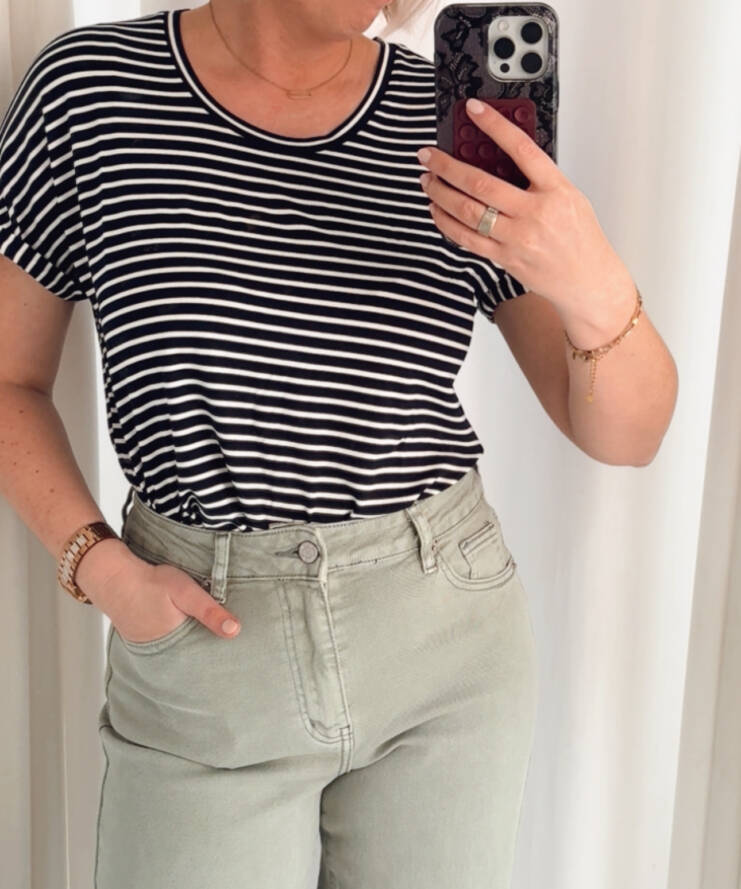 T-shirt Sissy Stripes Black