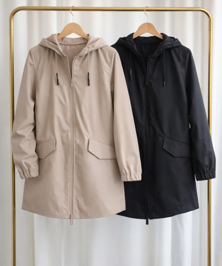 Regenjas Mulan Zwart