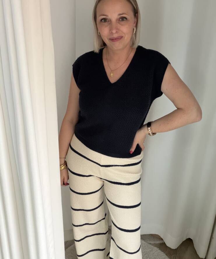 Broek Billy Stripes Navy