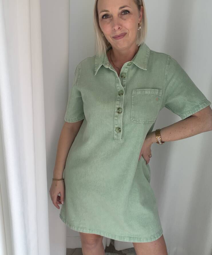 Jurk Sage Denim Green