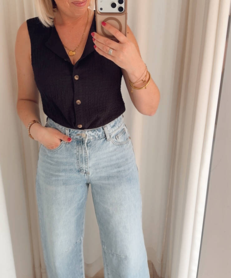 Waistcoat Turbo Zwart