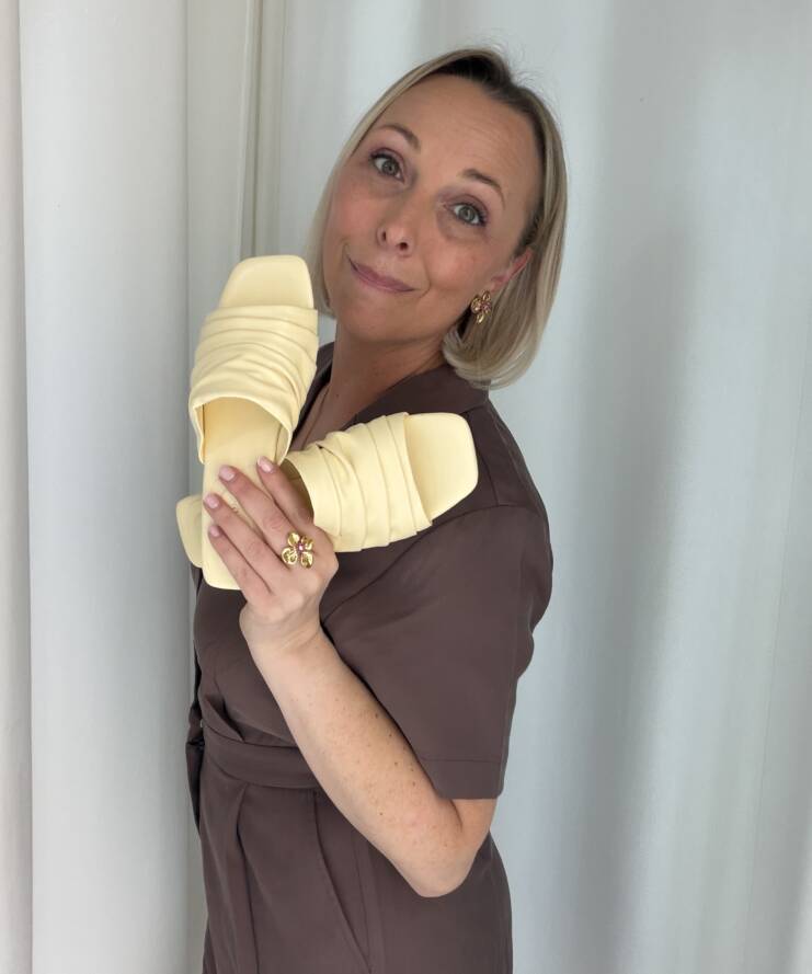 Slippers Soleil Botergeel