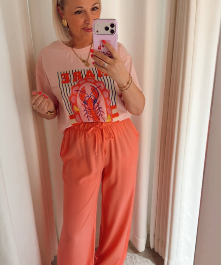 T-shirt Mare Roze