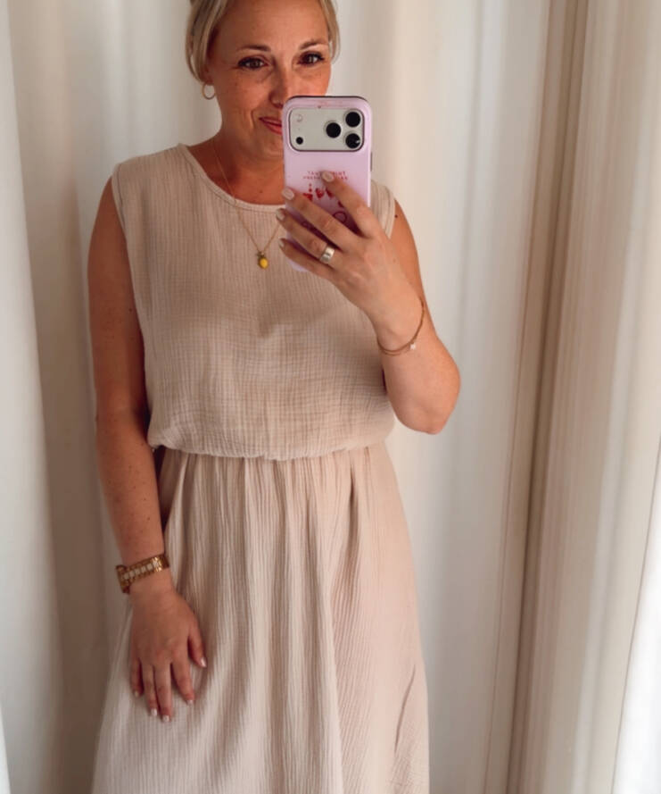 Set Tetra Beige - Top en Rok
