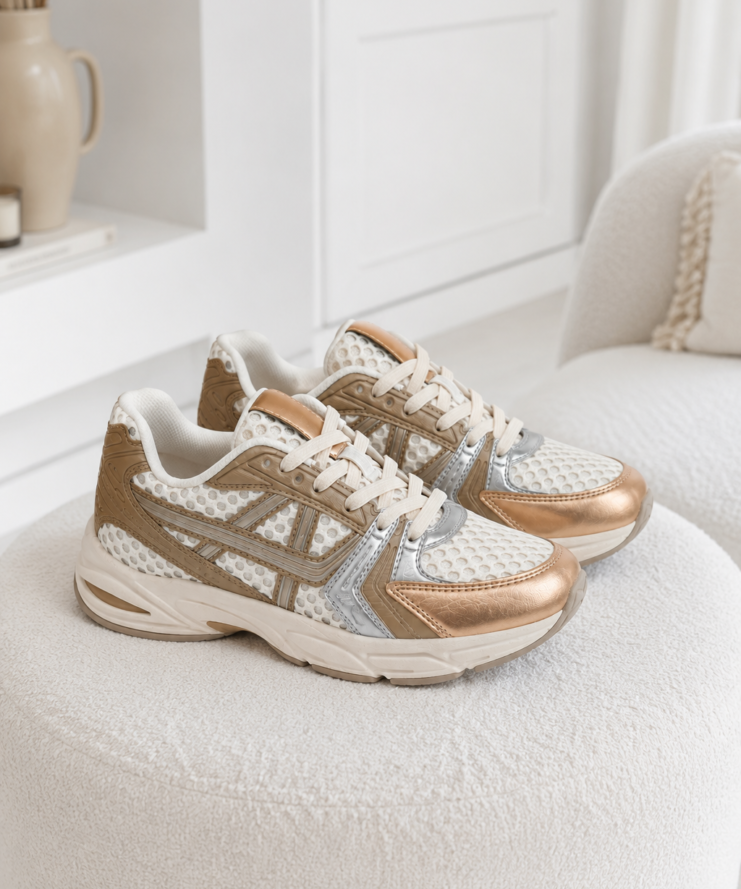 Sneakers Popy - Gold
