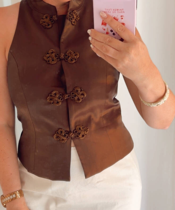 Top Veste Azian - Choco