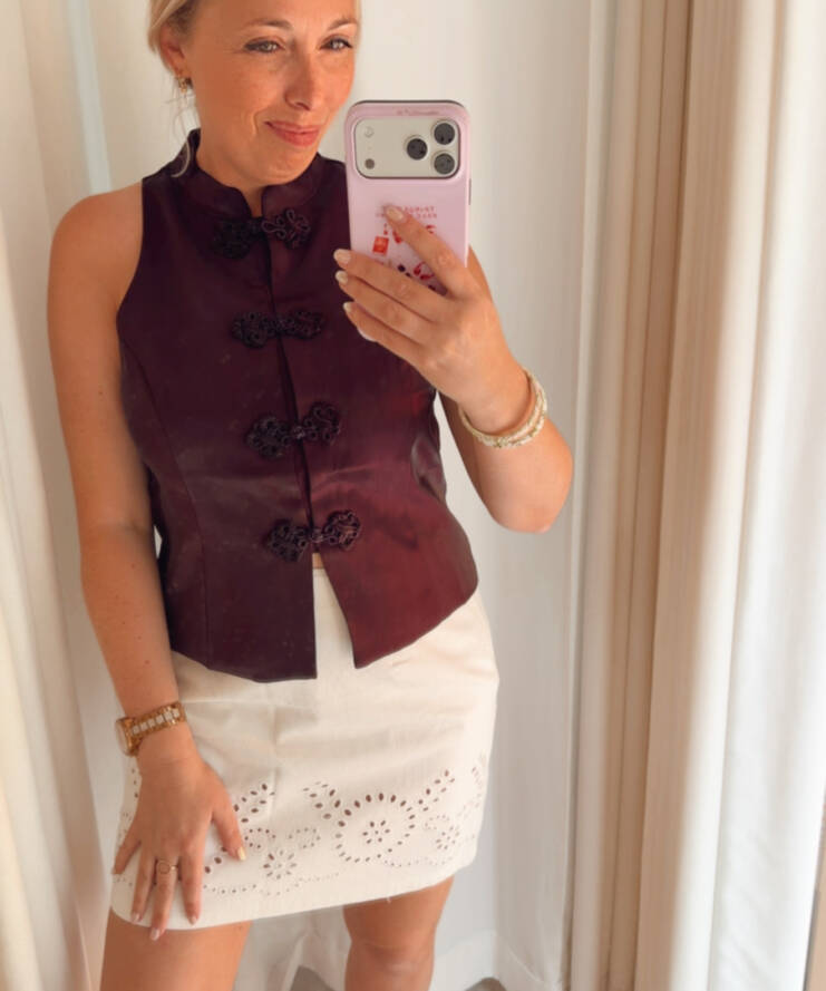 Top Veste Azian - Violet