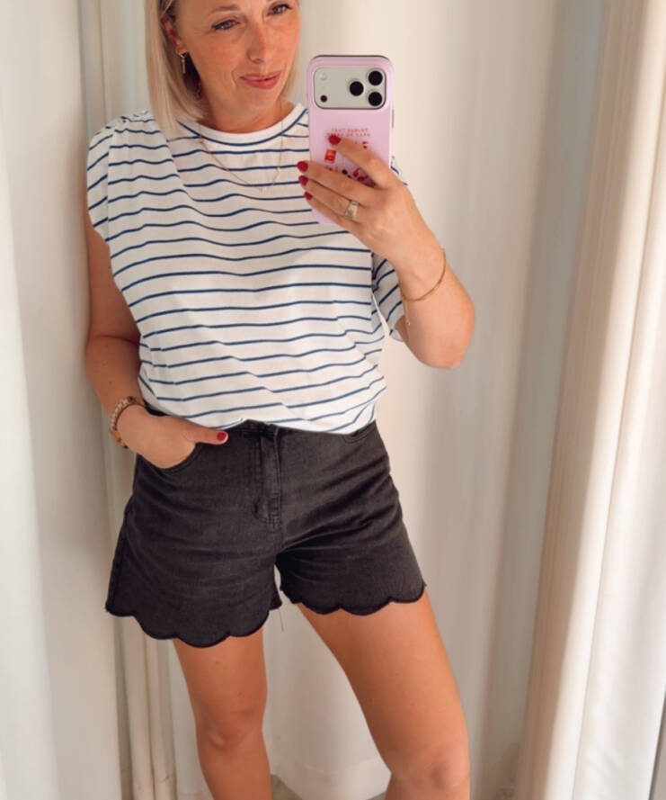 T-shirt Half Half