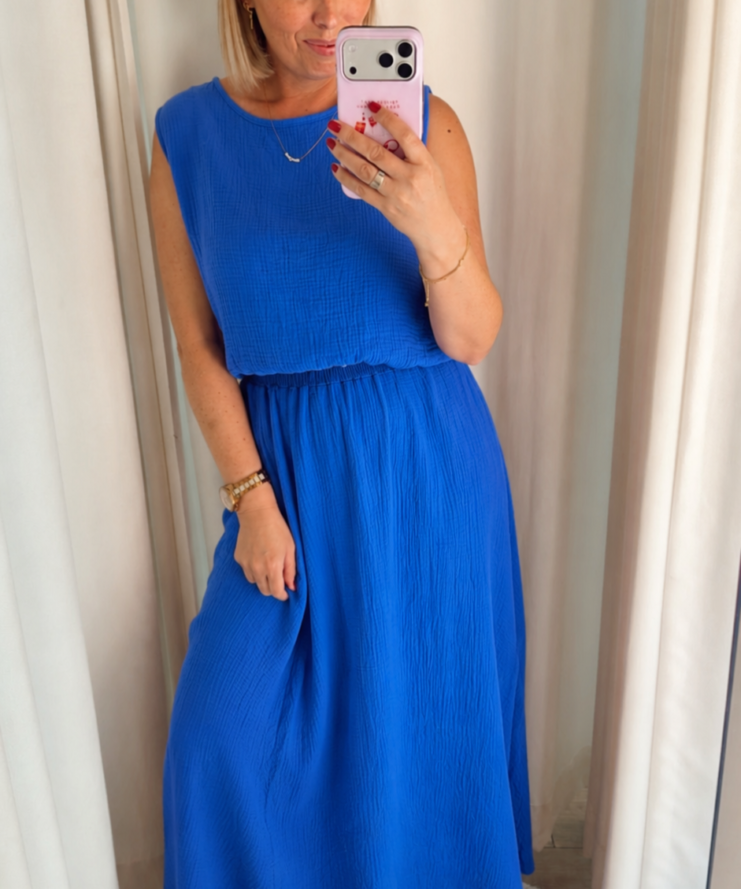 Set Tetra Kobaltblauw - Top en Rok