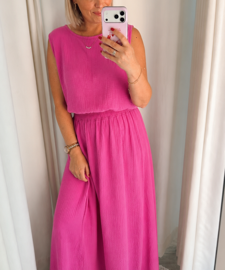 Set Tetra Fuchsia - Top en Rok
