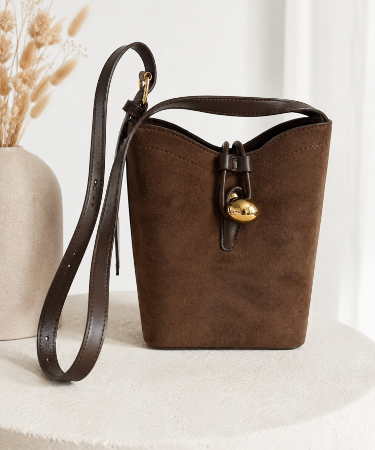 B.young Bucket Bag – Chocolate Brown