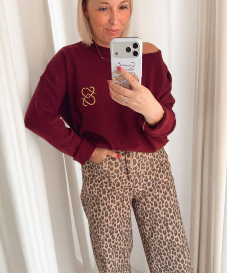 FolieSofie Signature Knit – Burgundy Wine