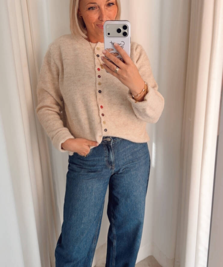  Cardigan Fantia – Beige