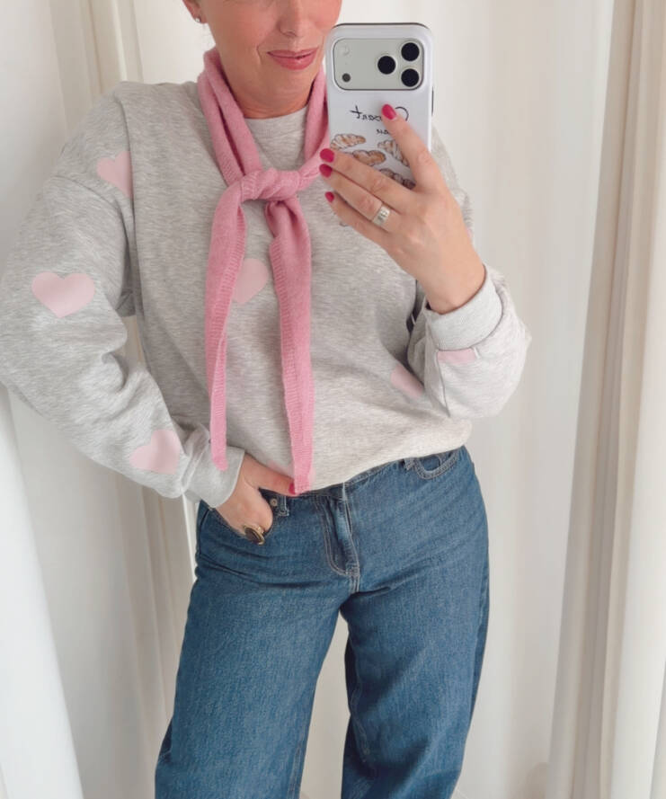 Sweater Heartbeat – Grey