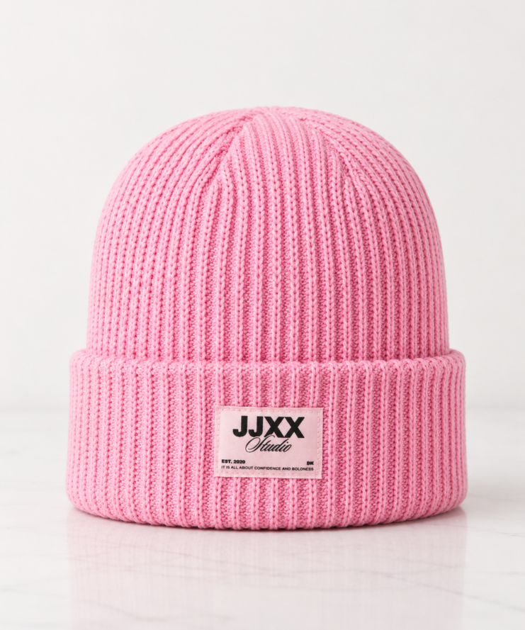 JJXX Studio Gebreide Muts – Pink