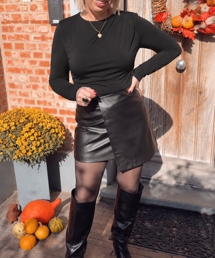 Top Misty Rouching - Black